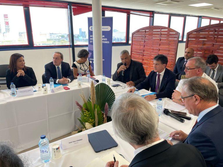 Rencontre avec le ministre des Outre-mer et le monde économique de Guadeloupe